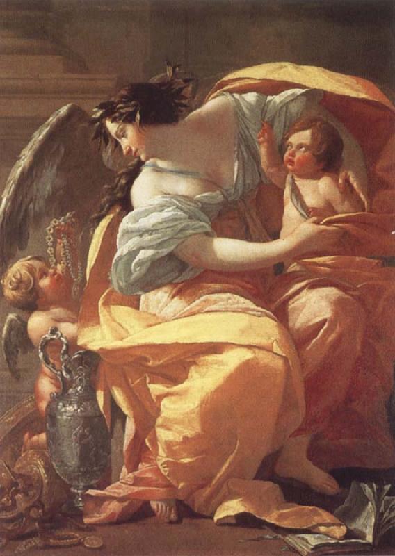 Simon  Vouet Allegory of Wealth France oil painting art